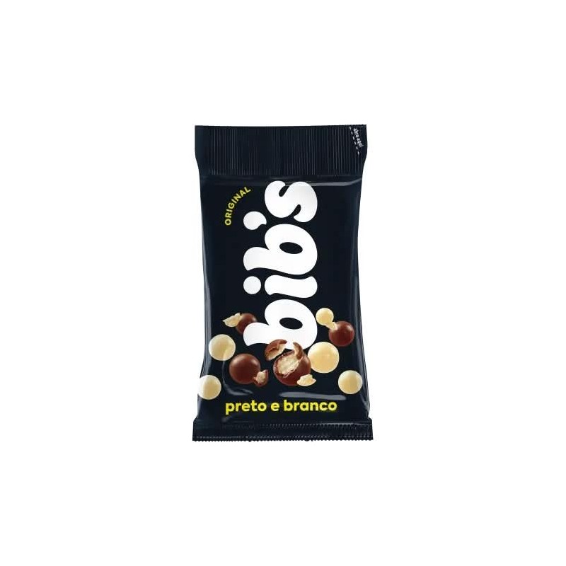 BIB´S PRETO E BRANCO DP18X40GR CX/4