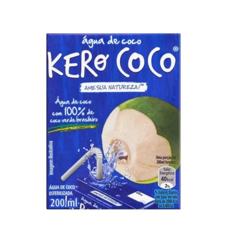 AGUA DE COCO KEROCOCO 200 ML CX/27