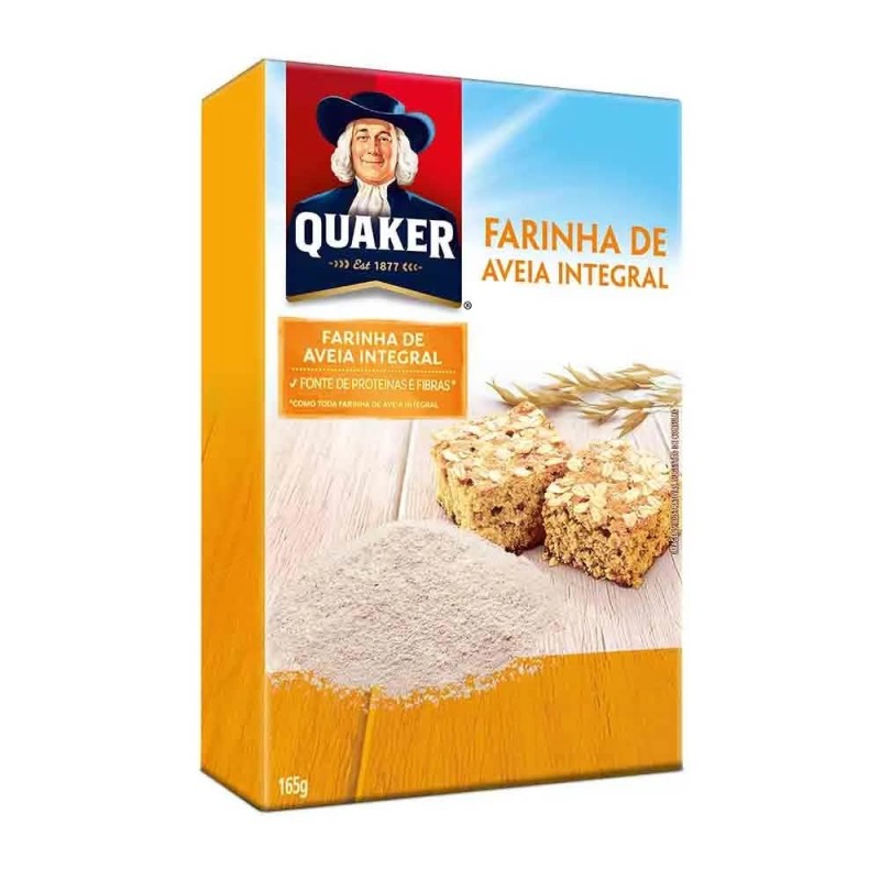 QUAKER AVEIA FARINHA 165 GR CX/28