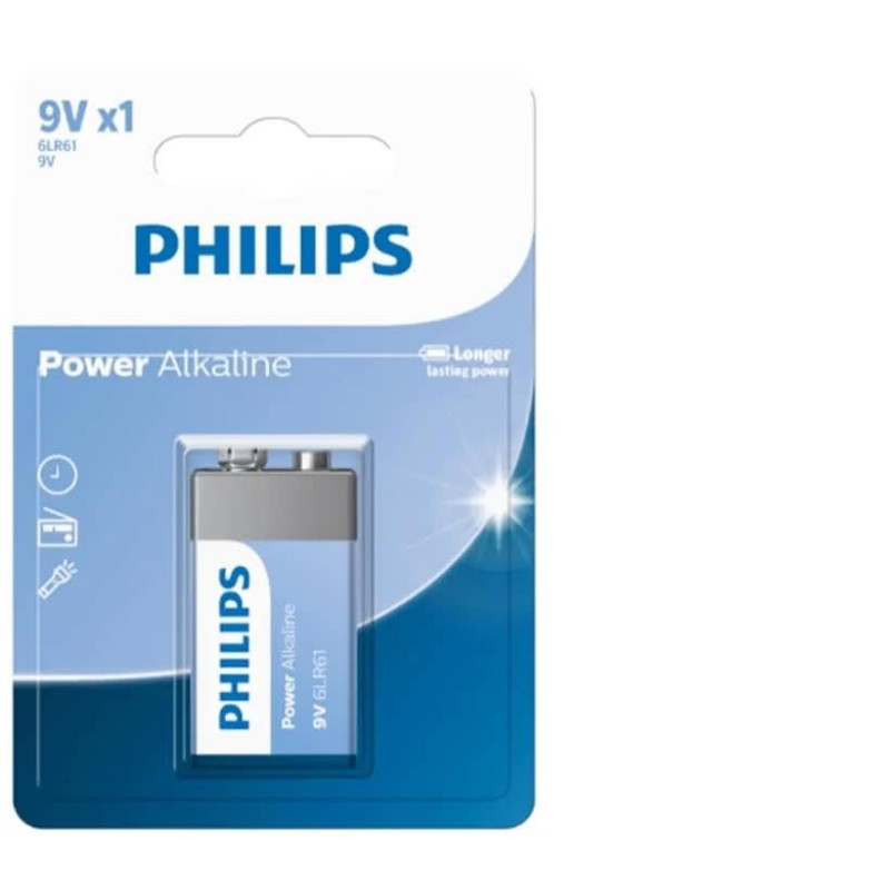 PHILIPS BATERIA 9V CX/24