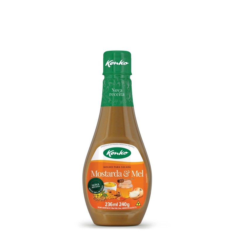 MOLHO KENKO MOSTARDA COM MEL 236ML CX/12