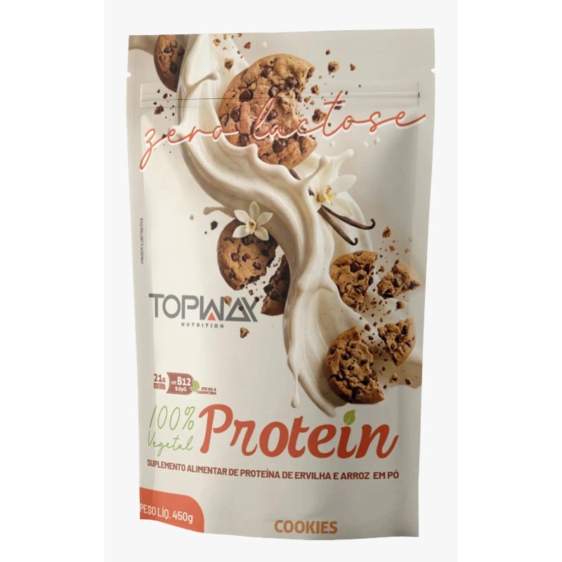 TOPWAY WHEY 100% ZR LACT COOKI 450G CX/4