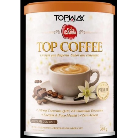 TOPWAY TOPCOFFEE CHOCOL C/CAFE 380G CX/6