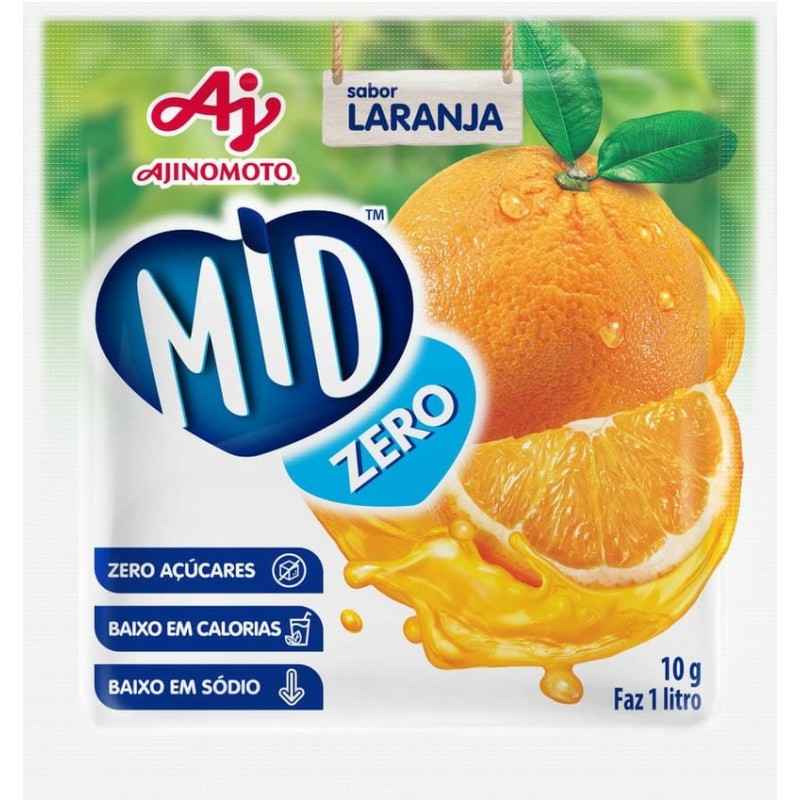 MID ZERO LARANJA 15X10GR CX/8