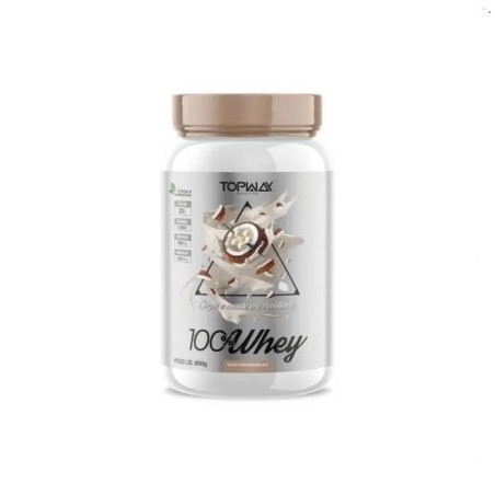 TOPWAY WHEY 100% COCO/BAUNILHA 900G CX/4