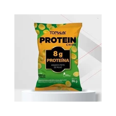 TOPWAY PROTEIN CHIPS CEBOLA 30G CX/10