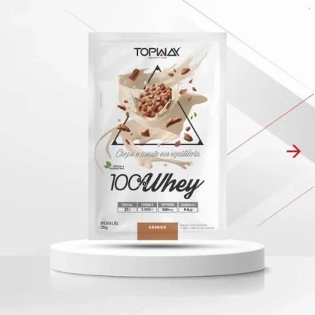TOPWAY WHEY 100% COOKIES 10X35G CX/80