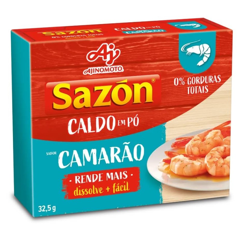 SAZON CALDO CAMARÃO DP5X6,5GR CX/48