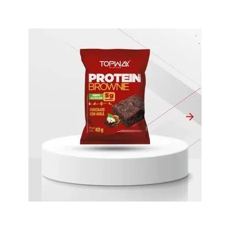 TOPWAY BROWNIE CHOCO/AVELA 10X40G CX/60