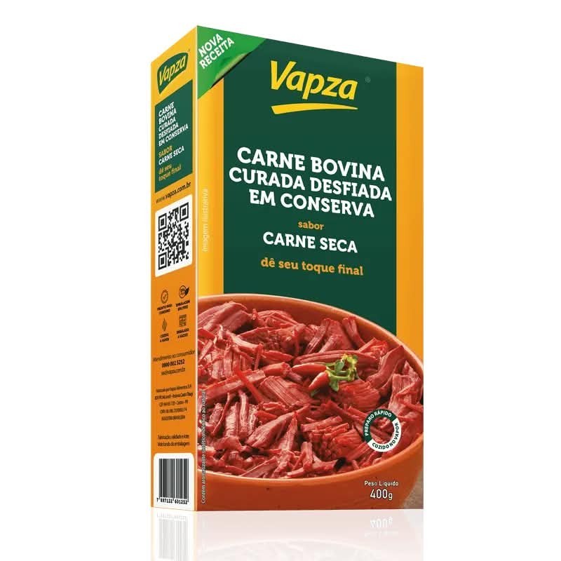 VAPZA CARNE BOVINA CURA DESFI 400G CX/12