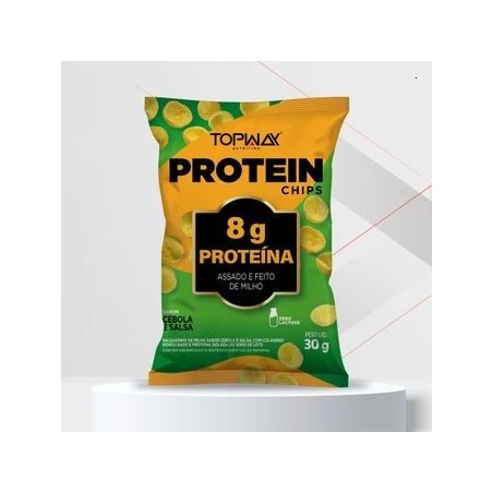 TOPWAY PROTEIN CHIPS CEBOLA 30G CX/10