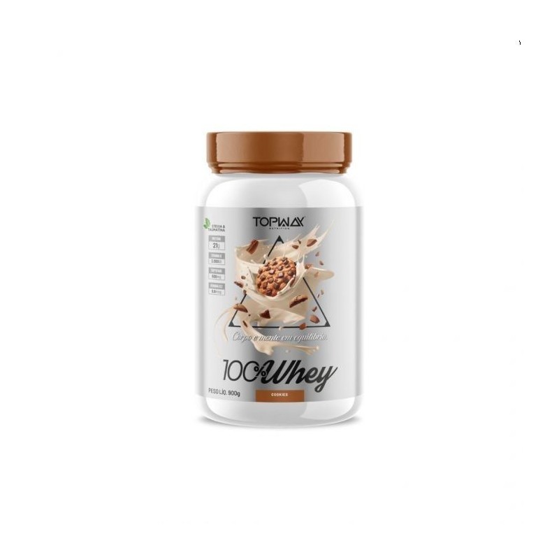 TOPWAY WHEY 100% COOKIES 900G CX/4