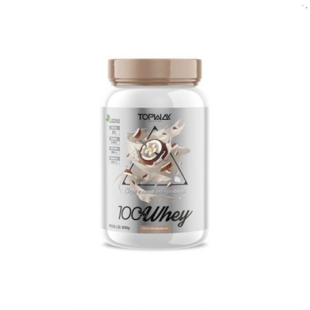 TOPWAY WHEY 100% COCO/BAUNILHA 900G CX/4