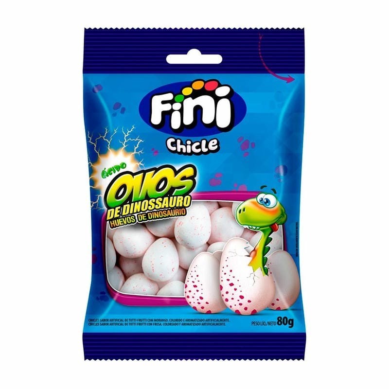 FINI CHICLE OVO DE DINOSSAURO 80GR CX/12