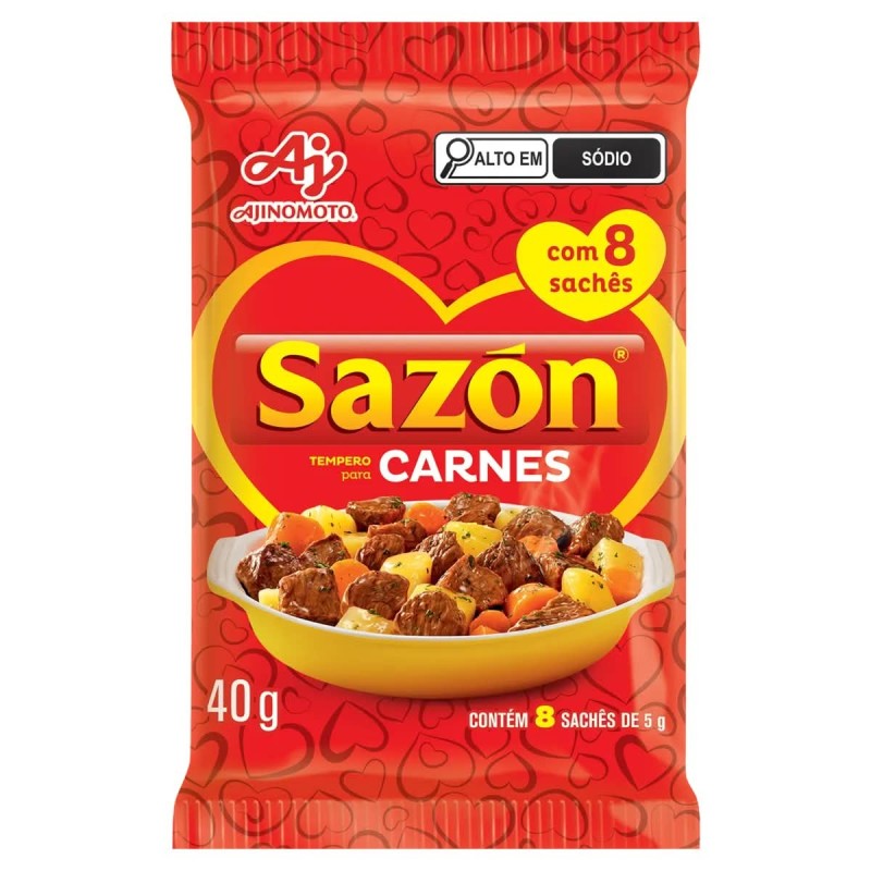 SAZON VERMELHO 40GR CX/48