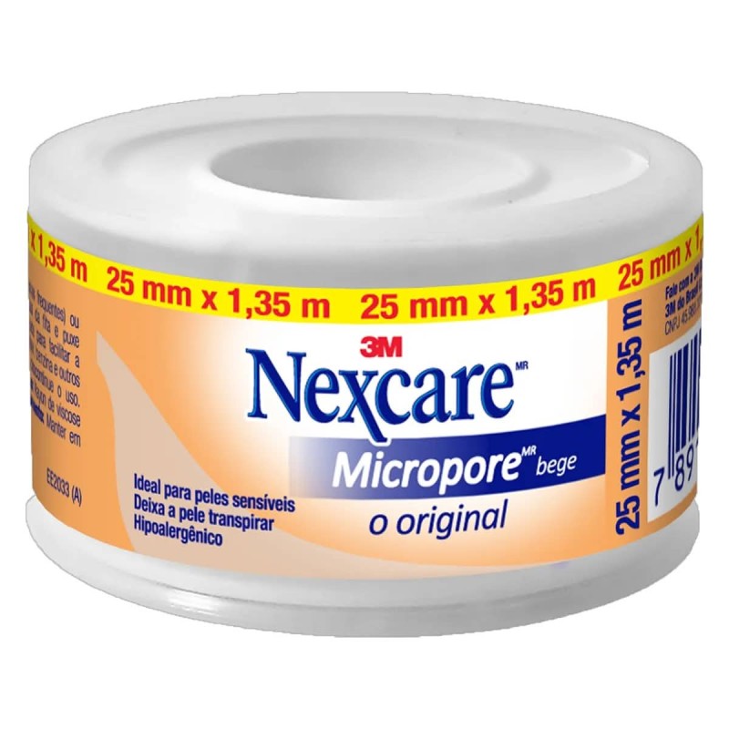 NEXCARE MICROPORE BEGE 25MM/1,35M CX/48