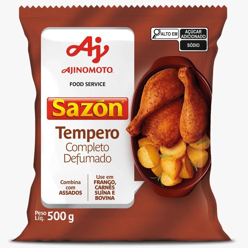 SAZON PROF COMPLETO DEFUMADO 500GR CX/15