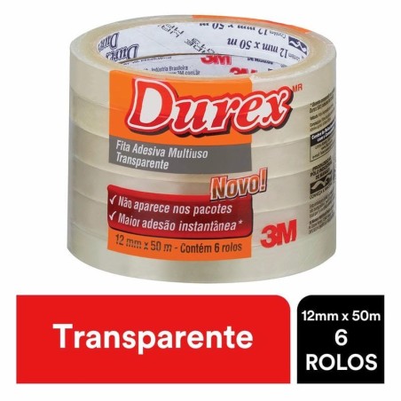 DUREX TRANSP 12MMX50M CJ/6 CX120