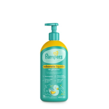 PAMPERS SAB LIQ CPO GLIC 400ML CX/6