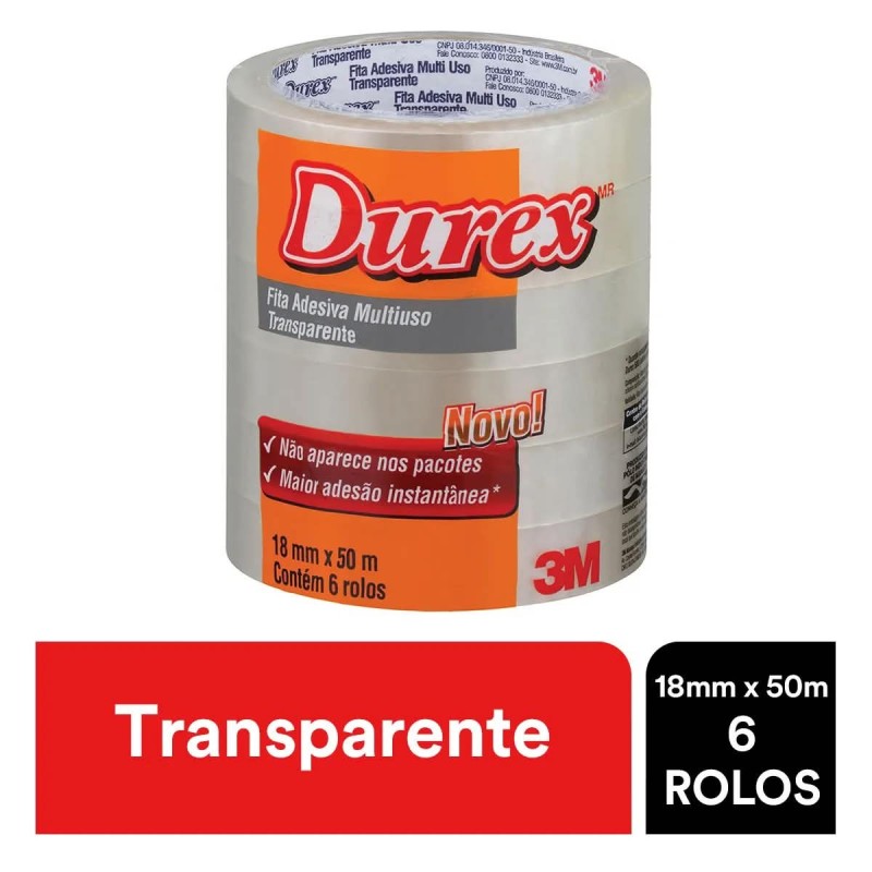 DUREX TRANSP 18MMX50M CJ/6 CX72
