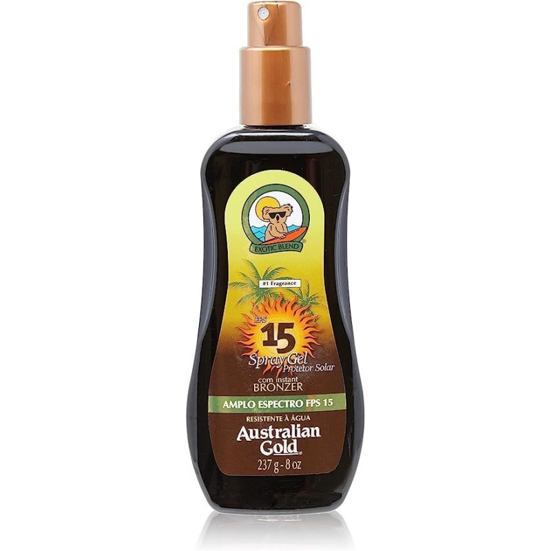 AG BRONZER SPRAY GEL FPS15 237ML CX/6