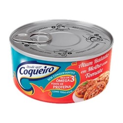 COQUEIRO ATUM RALADO TOMATE 160 GR CX/24