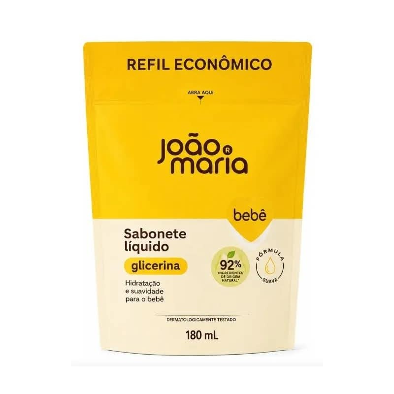 JOAO E MARIA SAB REF GLICERI 180ML CX/12