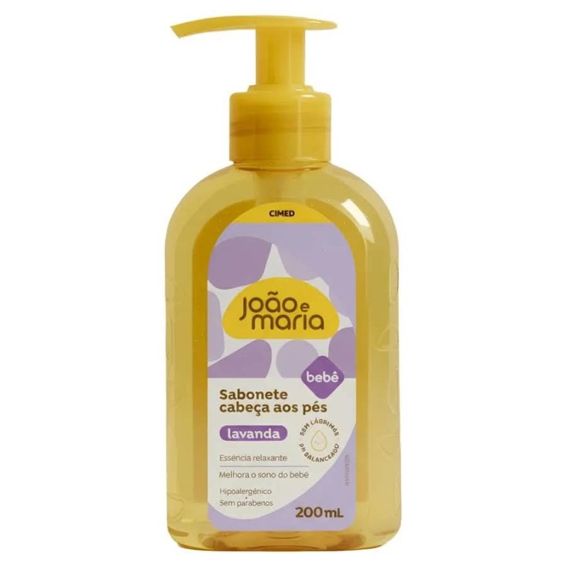 JOAO E MARIA SAB LAVANDA 200ML CX/12
