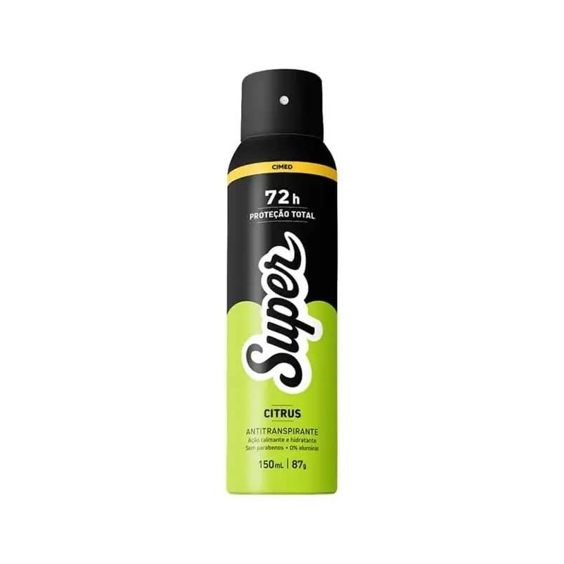 SUPER DESODORANTE CITRUS 150ML CX/12