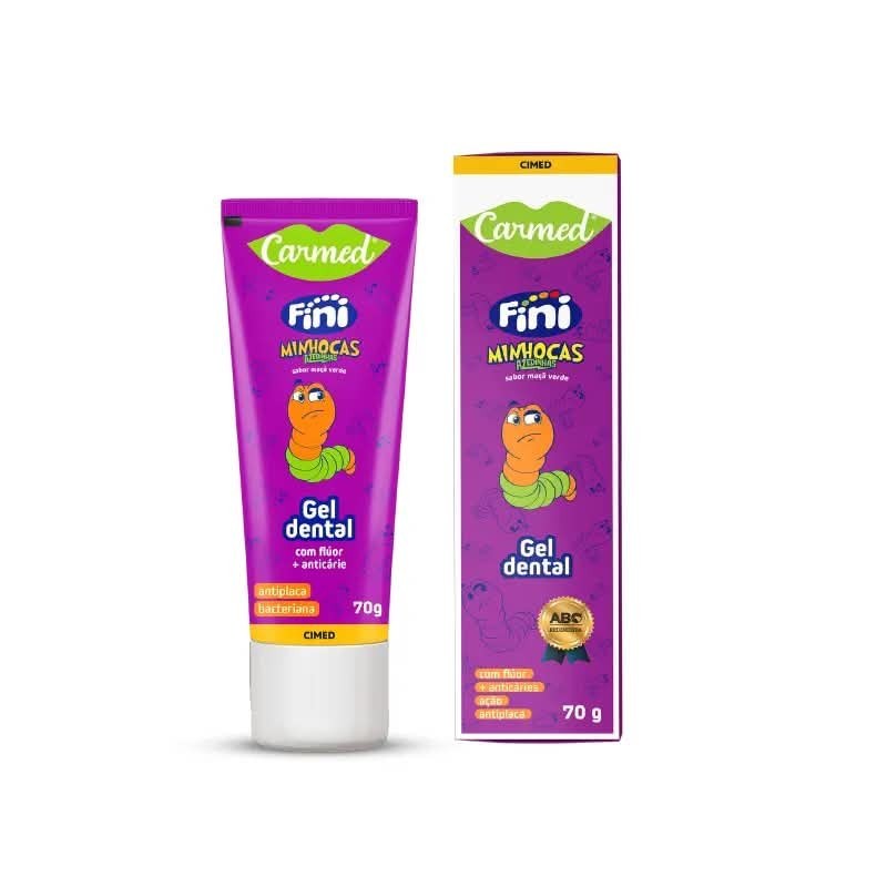 CARMED GEL DENTAL C/FLU MINHOC 70G CX/72