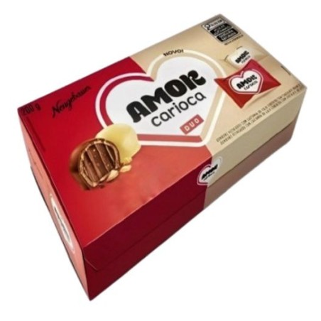 CAIXA BOMBOM AMOR CARIOCA DUO 200GR CX30