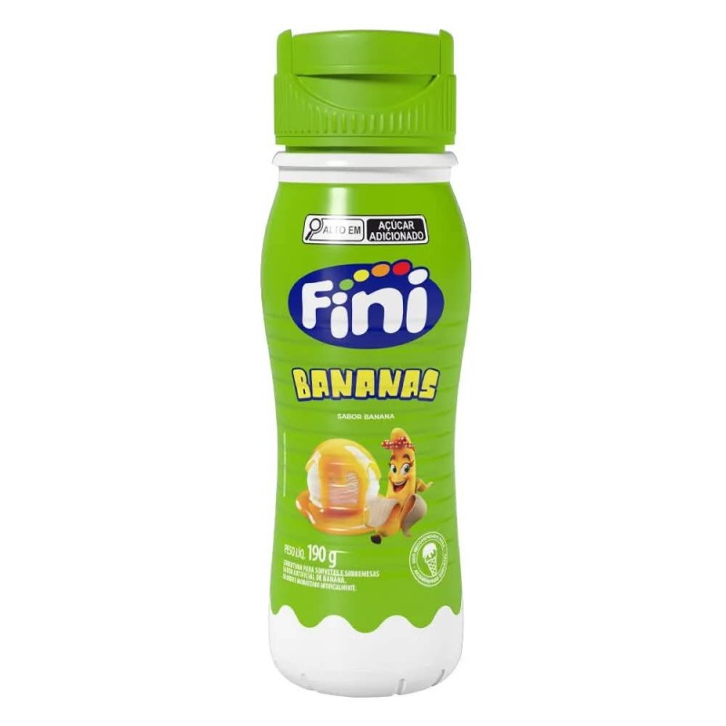 FINI CALDA SORVETE BANANA 190G CX/12