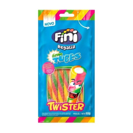 FINI TUBES TWISTER CITRICO  80GR CX/12