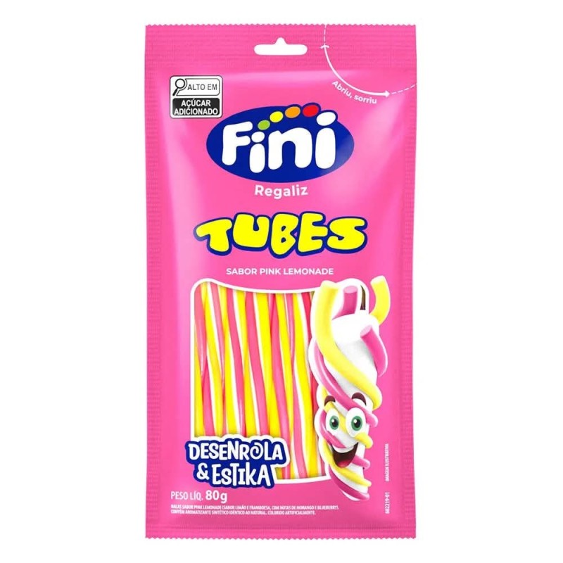 FINI TUBES PINK LEMO DESE/EST 80GR CX/12