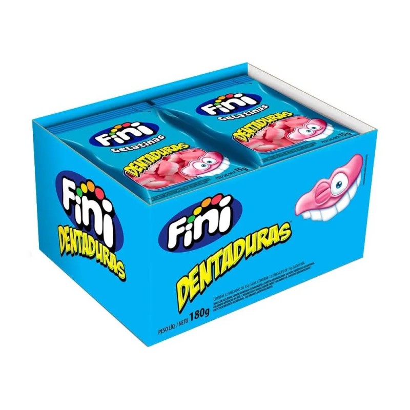 FINI GELATINA DENTADURA DP 12X15G CX/24