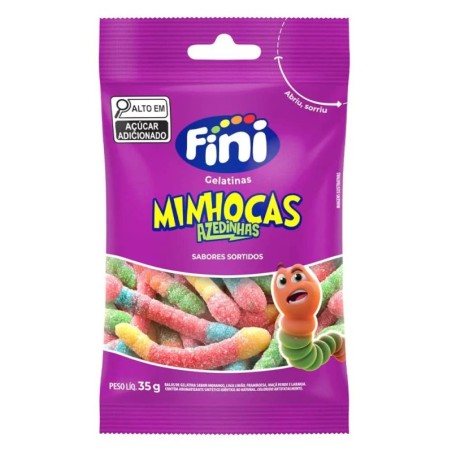 FINI GELAT. MINHOCAS CITR DP10X35G CX/6