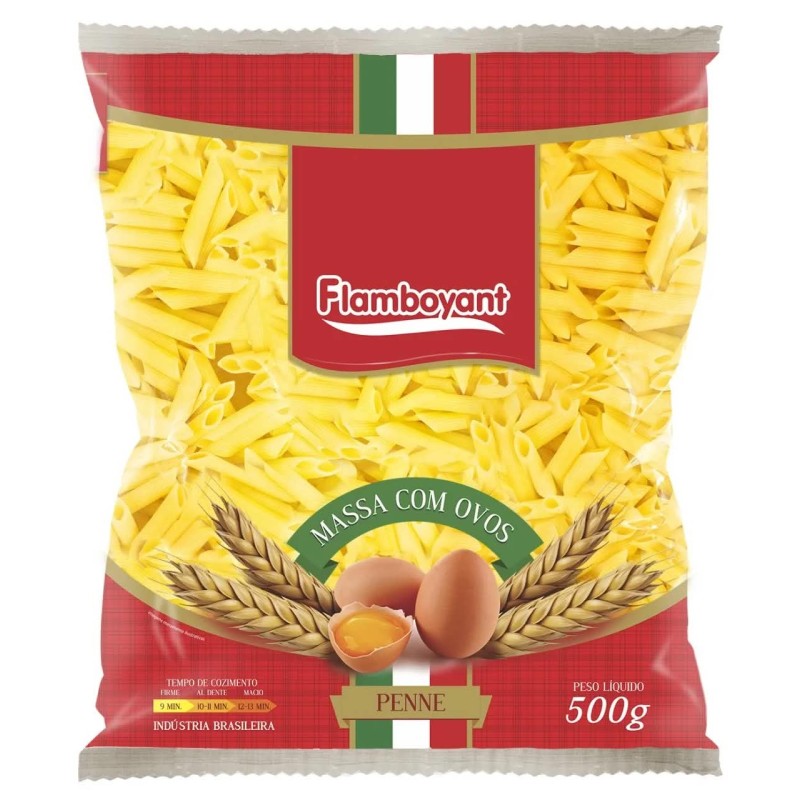 FLAMB MASSA PENNE OVOS 500GR FD/24