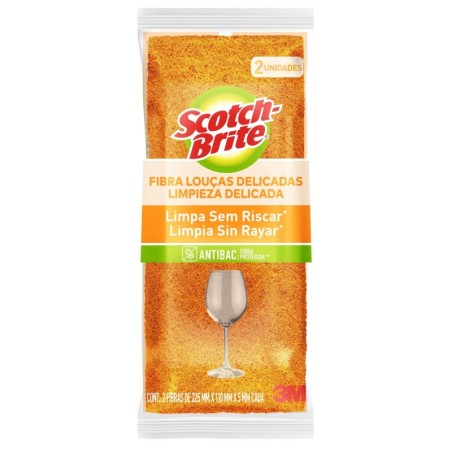 SCOTCH-BRITE FIBRA NAO RISCA C/2 CX/33