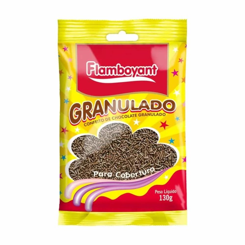FLAMB CHOCOLATE GRANULADO 130G CX24