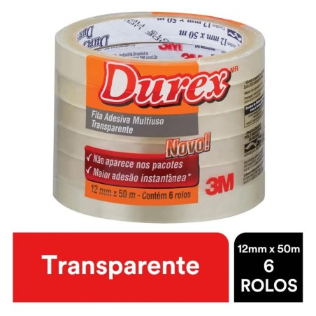 DUREX TRANSP 12MMX50M CJ/6 CX120