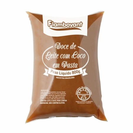 FLAMB D. LEITE PVC C/COCO 800 GR CX/12