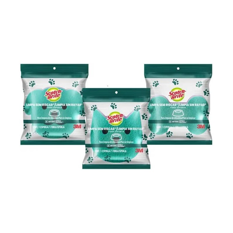 SCOTCH-BRITE ESP N RISCA PET CX/30