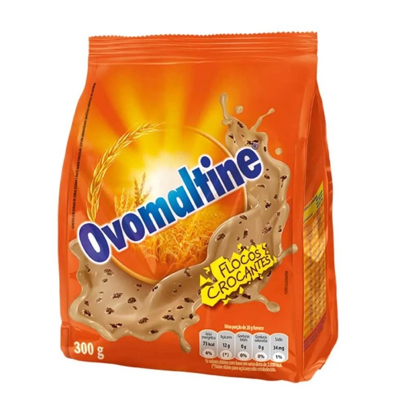 OVOMALTINE FLOCOS CROCANTES 300GR CX/12