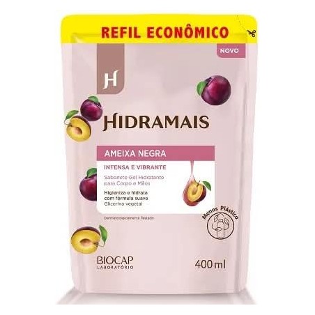 HIDRAMAIS SAB REF AMEIX/NEGR 400ML CX/12