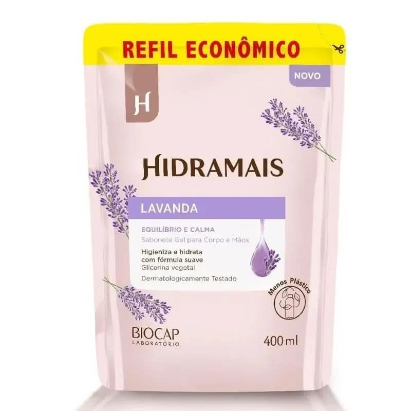HIDRAMAIS SAB REF LAVANDA 400ML CX/12