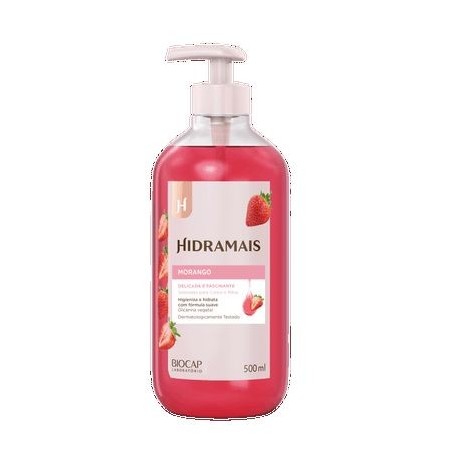HIDRAMAIS SAB LIQ MORANGO 500ML CX/12