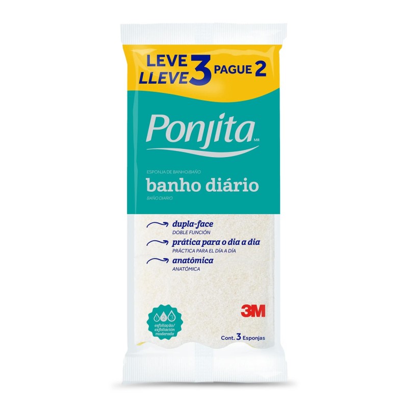 PONJITAS BANHO AMARELA LV3P2 CX60