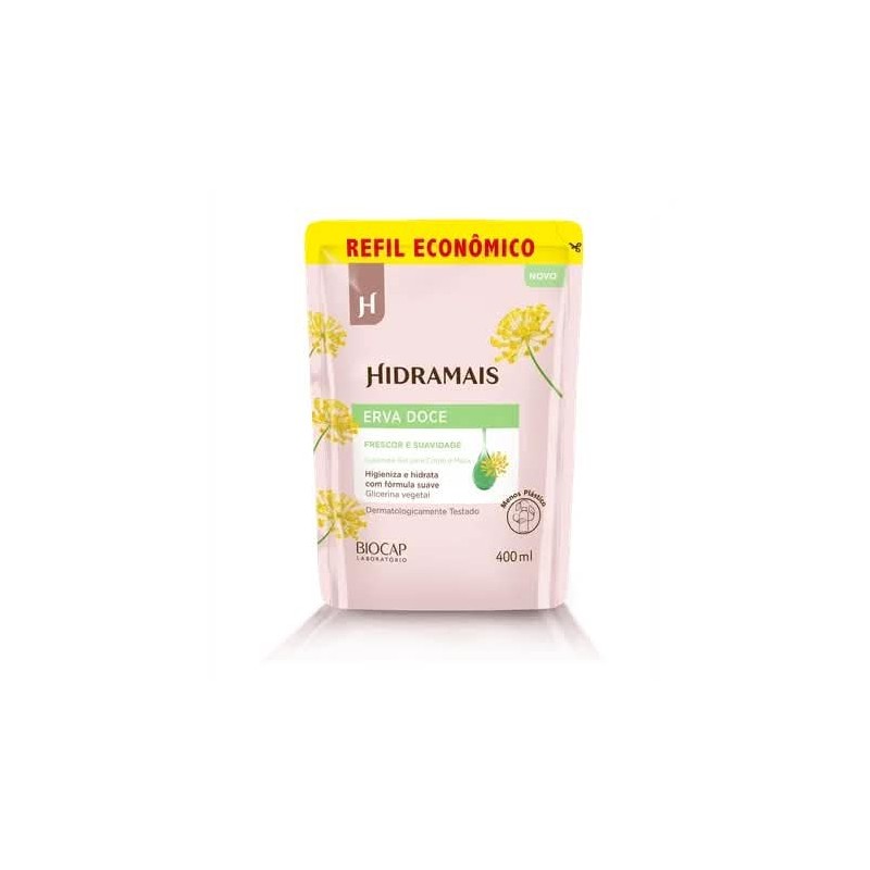 HIDRAMAIS SAB REF ERVA DOCE 400ML CX/12