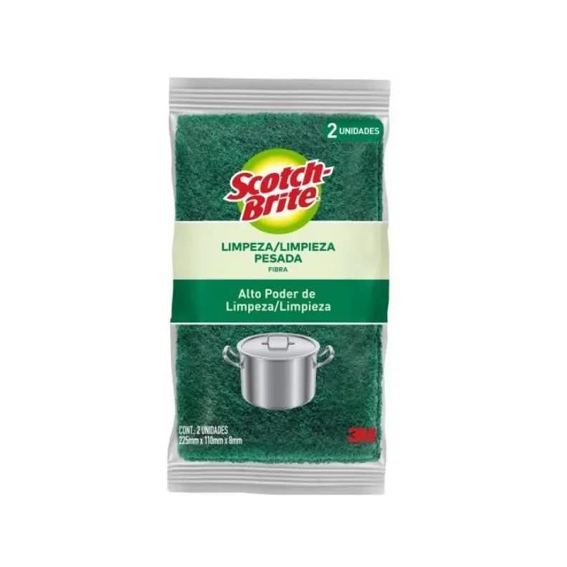 SCOTCH-BRITE FIBRA MULTIUSO PK/2 CX/72