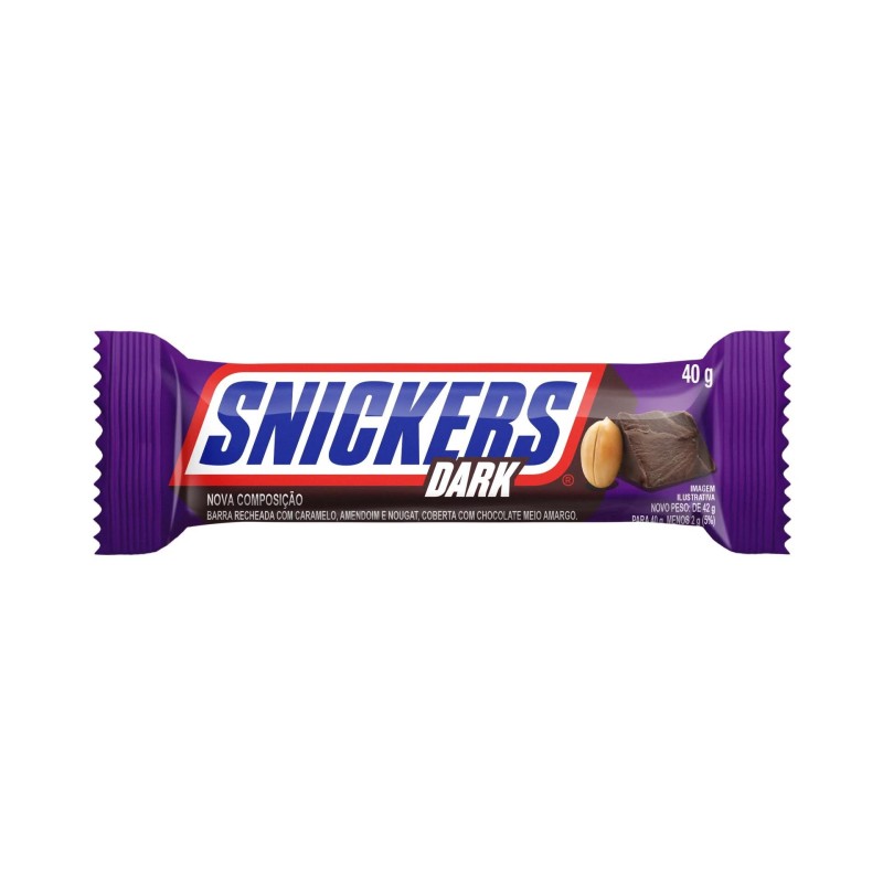 SNICKERS DARK DP20X40G CX12